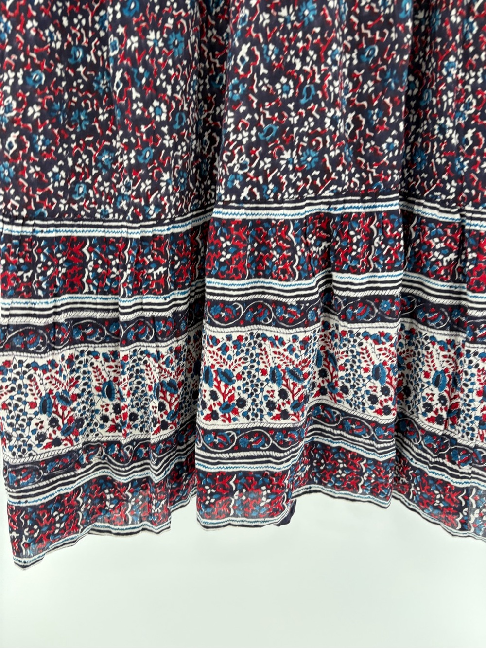 Bell by Alicia bell bohemian tassel festival cotton mixed print dress maxi sz xs - Picture 7 of 14